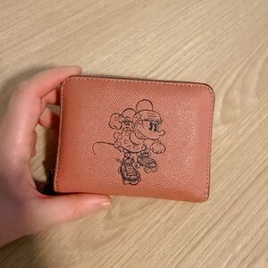 Disney Minnie Mouse Coach Wallet Preowned